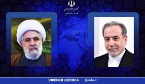 Hezbollah's Sheikh Qassem Meets Iranian FM Araghchi to Discuss Regional Developments