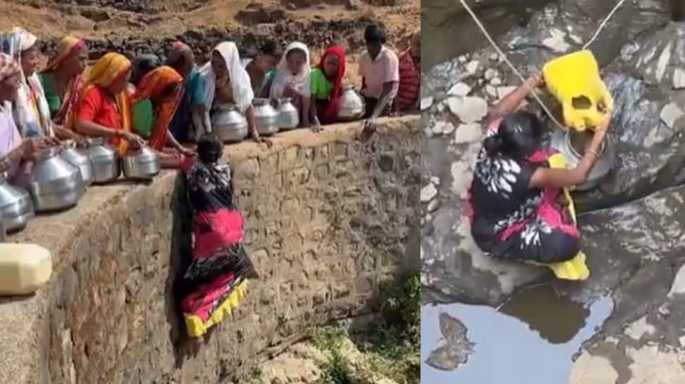 Earth Day 2025: Nashik Women Risk Lives In Deep Wells Amid Severe Water Crisis In Borichi Bari Village