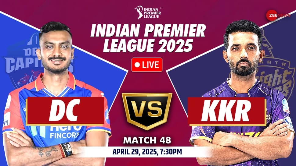 DC VS KKR, IPL 2025 Updates: Axar's Delhi Capitals Face Ajinkya's Kolkata Knight Riders