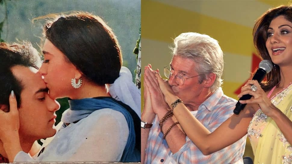 7 Controversial Kisses Of Bollywood Celebs Which Went Crazy Viral: Aamir Khan And Karisma Kapoor's Reel Moment To Deepika Padukone And Sidhartha Mallya's Match-Winning Peck