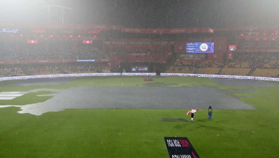 IPL 2025: What Is Cut-Off Time For 5 Over Match Between RCB And KKR After Rain Delay In Bengaluru?
