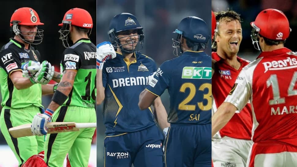 7 Highest Partnership In IPL History: Sai Sudarshan & Shubman Gill Equals Virat Kohli & AB de Villiers Record