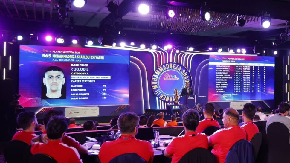 PKL 12 Player Auction: Mohammadreza Shadloui, Devank Dalal Fetch Big Bucks: Check Full List Of Key Players Sold On Day 1