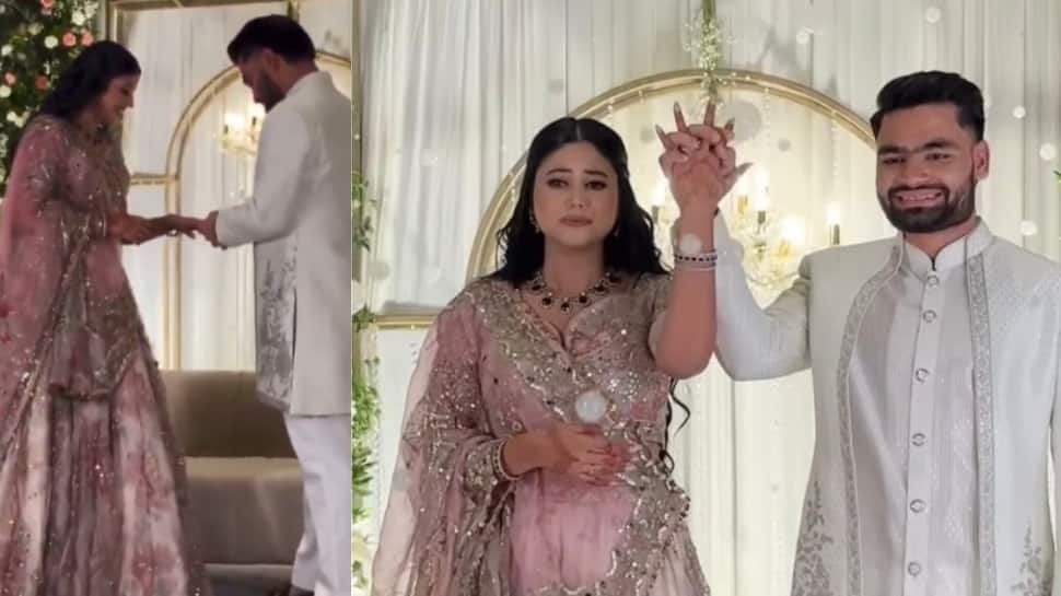 Rinku Singh-Priya Saroj Engagement: Luxurious Ceremony In Lucknow Was Nothing Short of Royal Celebration - Check Priceless Pics You Can't Miss