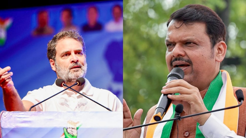 Dhool Chehre Pe Thi...: CM Fadnaviss Subtle Yet Sharp Counter To Rahul Gandhis Rigged Polls Allegations