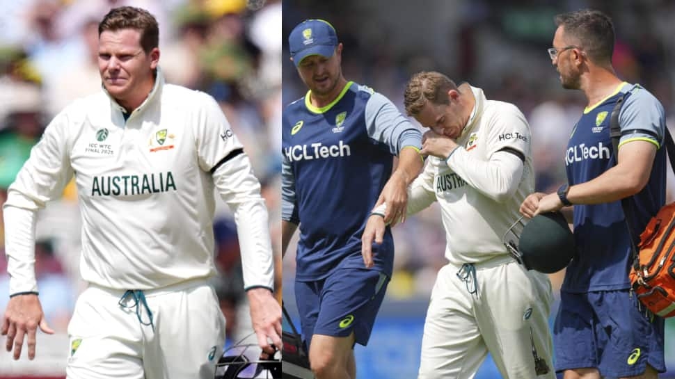 Bad News For Australia In WTC Final ! Steve Smith Leaves Field In Pain After Hurting Finger
