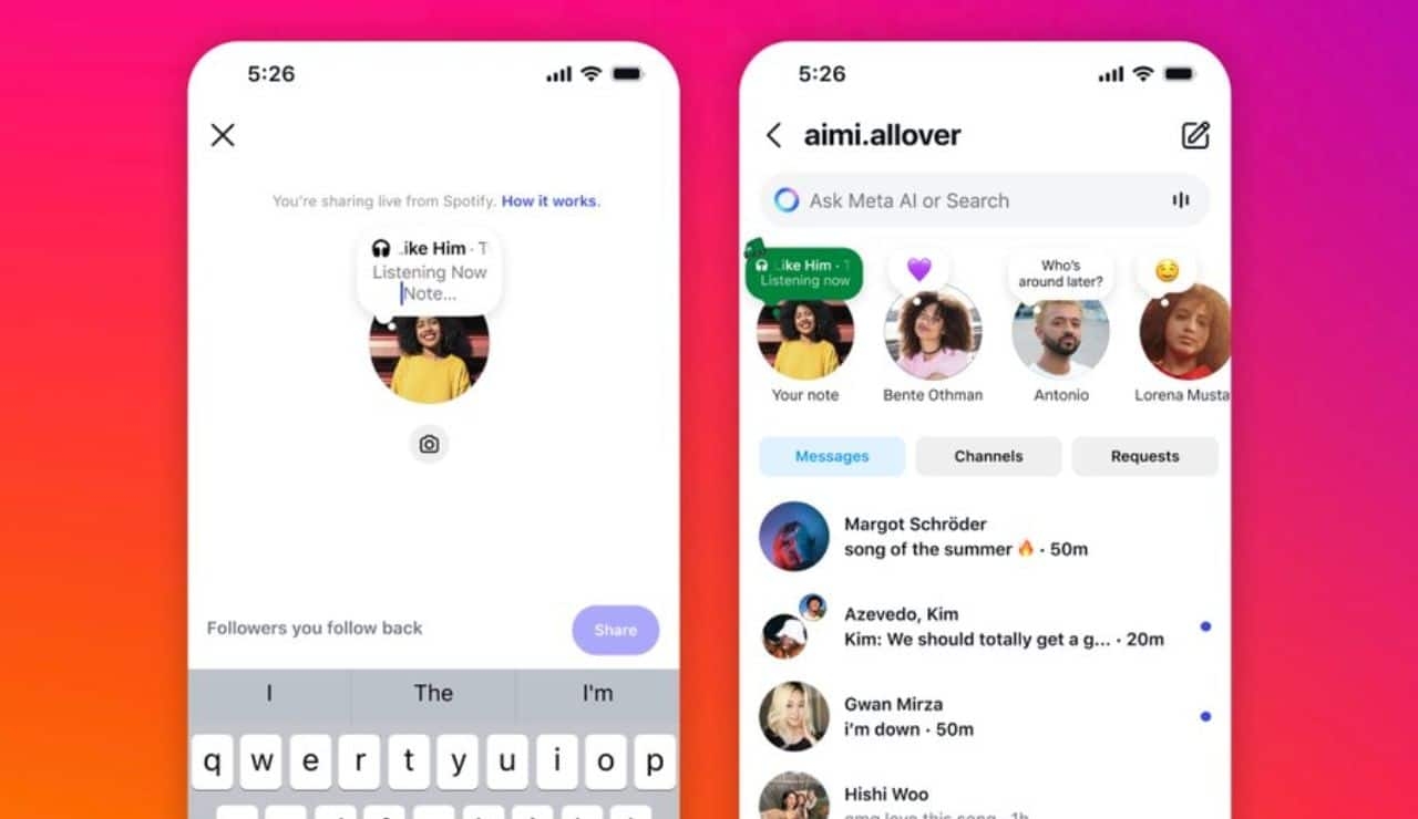 Instagram Adds Real-Time Spotify Sharing Feature; How To Share Spotify Music In Notes