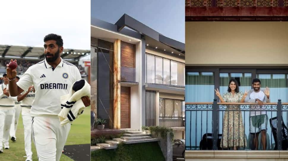 Inside Jasprit Bumrahs Luxurious Rs 30000000 Cr Mansion In Ahmedabad; Indias Star Bowler House Is No Less Than A Dream Palace