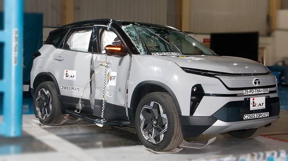 Tata Harrier EVs Safety Ratings Unveiled: Tatas Steel Undergoes Crash Test, Shocking Result Out