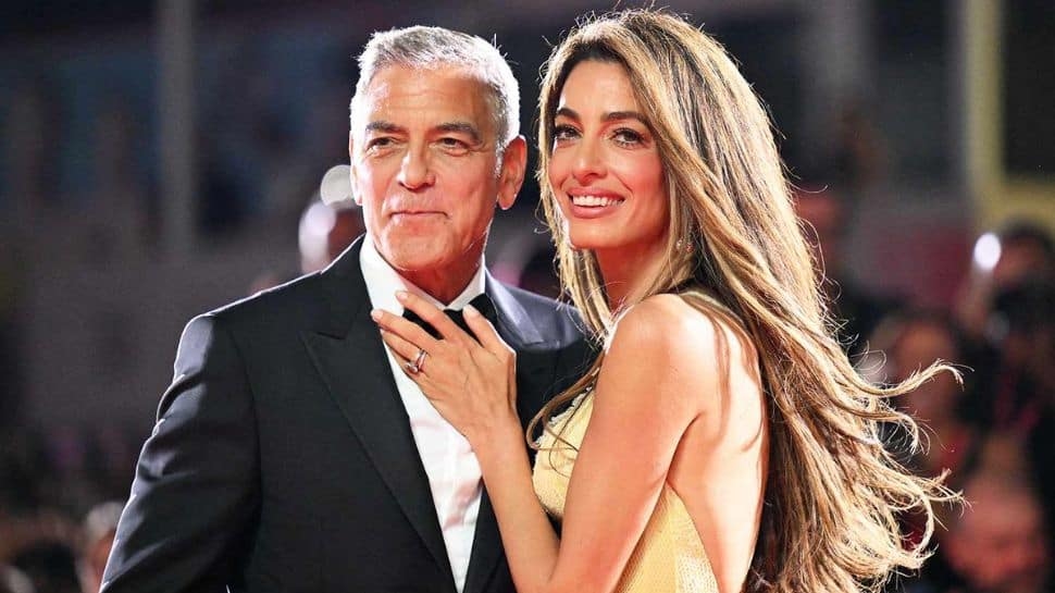 George Clooney And Wife Amal Clooney Visit King Charles Buckingham Palace Bash