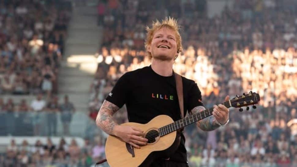 Ed Sheeran Mockingly Shows Off His Plain White T-Shirt Closet To Fans