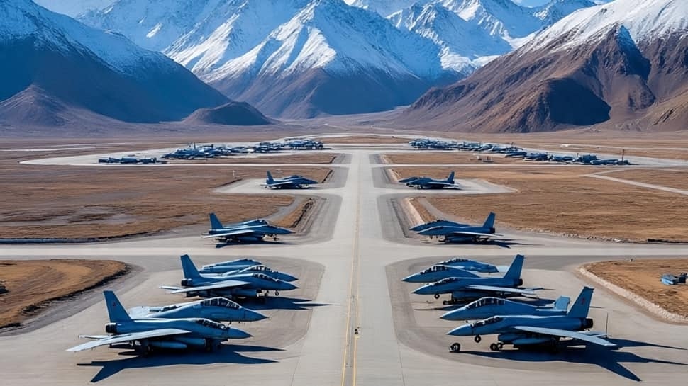 High, Cold, And Combat-Ready: Indias New Killer Airbase At 13,700 Feet Puts China, Pakistan on Notice