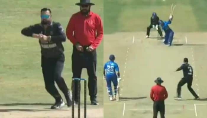 Mohammad Nabi Hit For First-Ball Six By Son Hassan Eisakhil In Viral Shpageeza League Clash