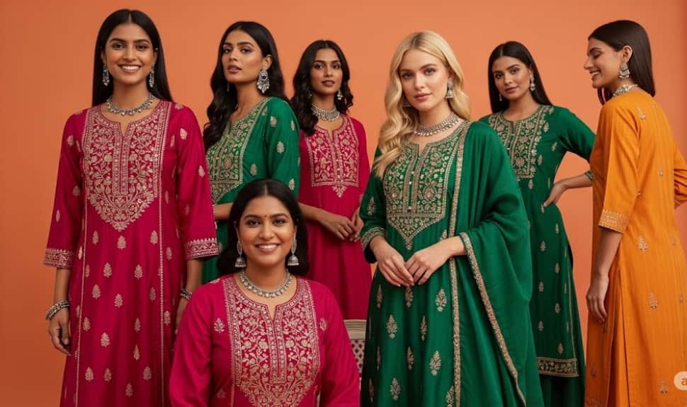 4 Elegant Women Kurtas to Shine During Myntra's Grand Festive Days