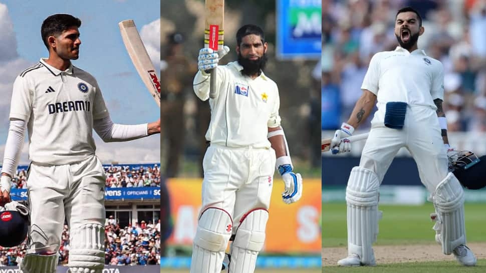 Top 5 Asian Batters With Most Runs In An England Test Series: Shubman Gill Outshines Mohammad Yousuf, Virat Kohli With Record Aggregate