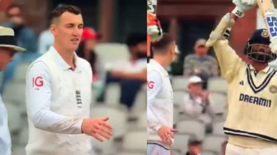 Washington Sundar Ignores Harry Brook's Handshake During Jadeja's Century Celebration, Video Goes Viral