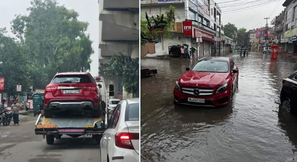 Mercedes Damaged Due To Waterlogging: Ghaziabad Businessman Demands Rs 10 Lakh From Municipal Corporation