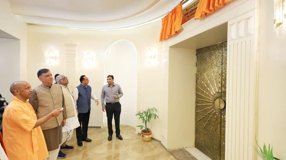 UP CM Adityanath Opens Vidhan Sabha's Renovated Dome, Joins All-Party Meet