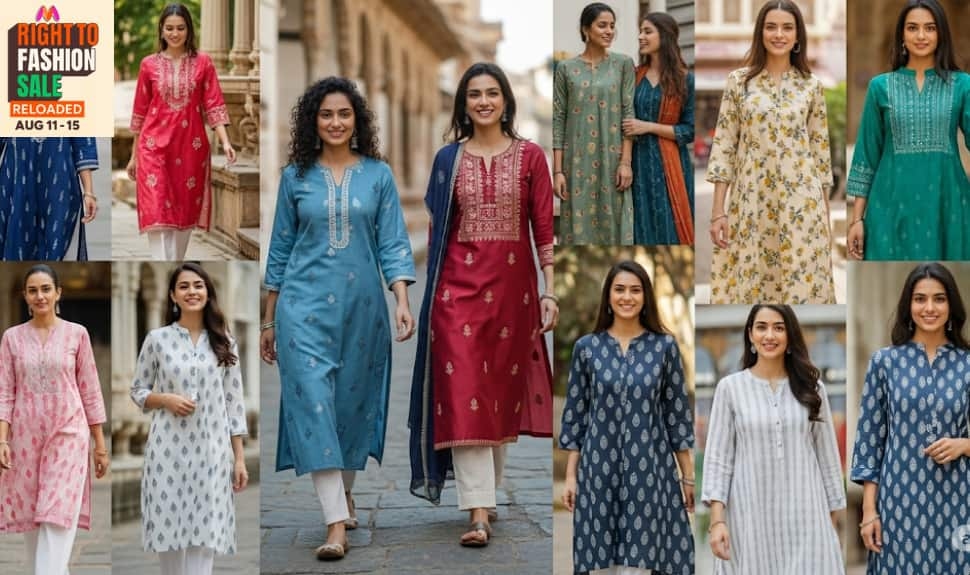 Bloom in Style: Elegant Kurtas from Myntra's Right to Fashion Sale (Aug 11–15)