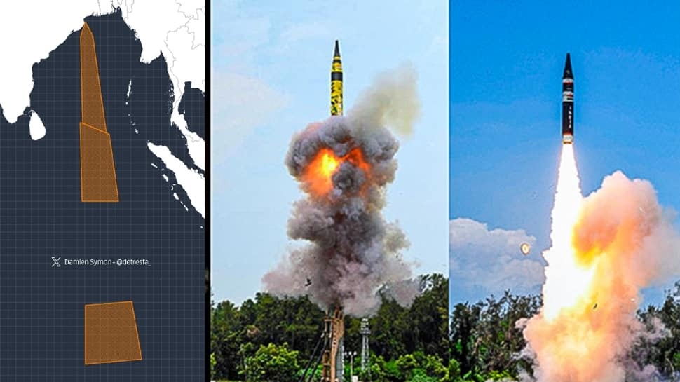 Agni-V, Agni-VI or BrahMos? Indias Missile Test NOTAM Stretches Up To 4,790 KM In Indian Ocean