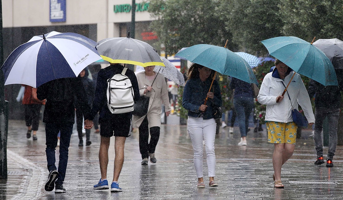 Status Orange rain warning for four counties as thunder storms predicted