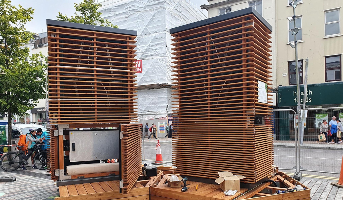 Cork's 'robot trees' removed after years of criticism and high costs