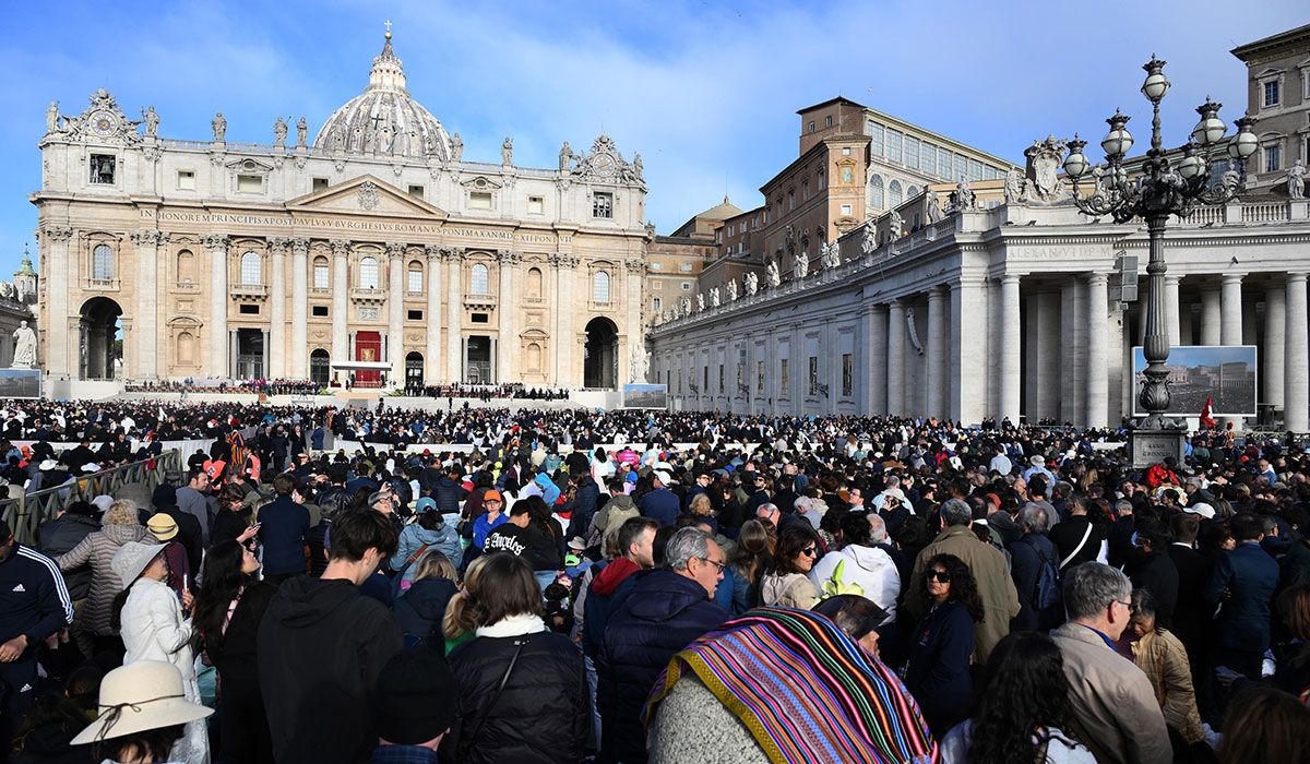 In Pics: Thousands line streets as Pope Francis laid to rest in St Peter's Basilica
