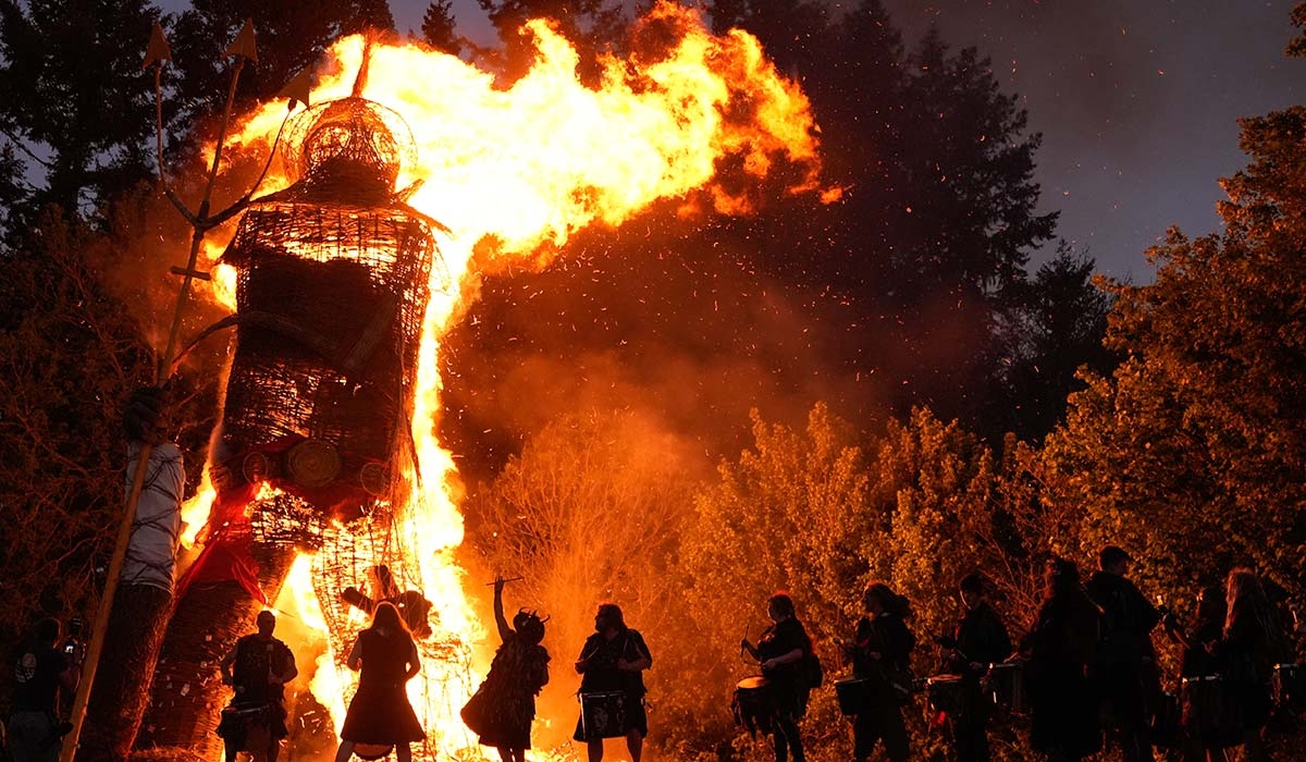 Blazing Bealtaine in Westmeath heralds the start of summer