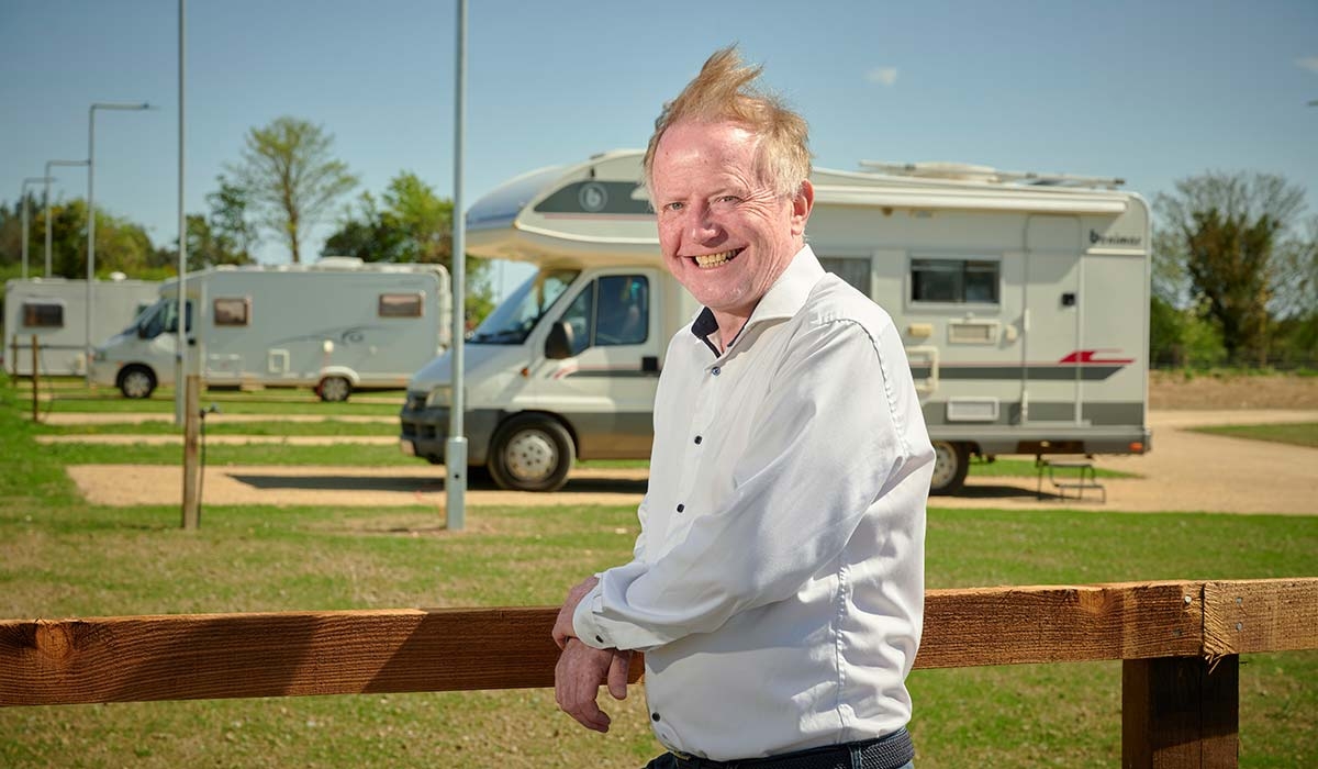 I'm off home now ...to the car park -- campervan owners enjoying rural pubs taxi free