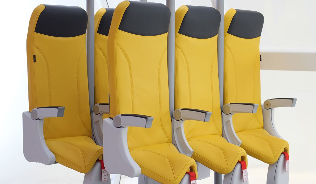 New rollercoaster-style 'standing seats' could be on planes as soon as 2026