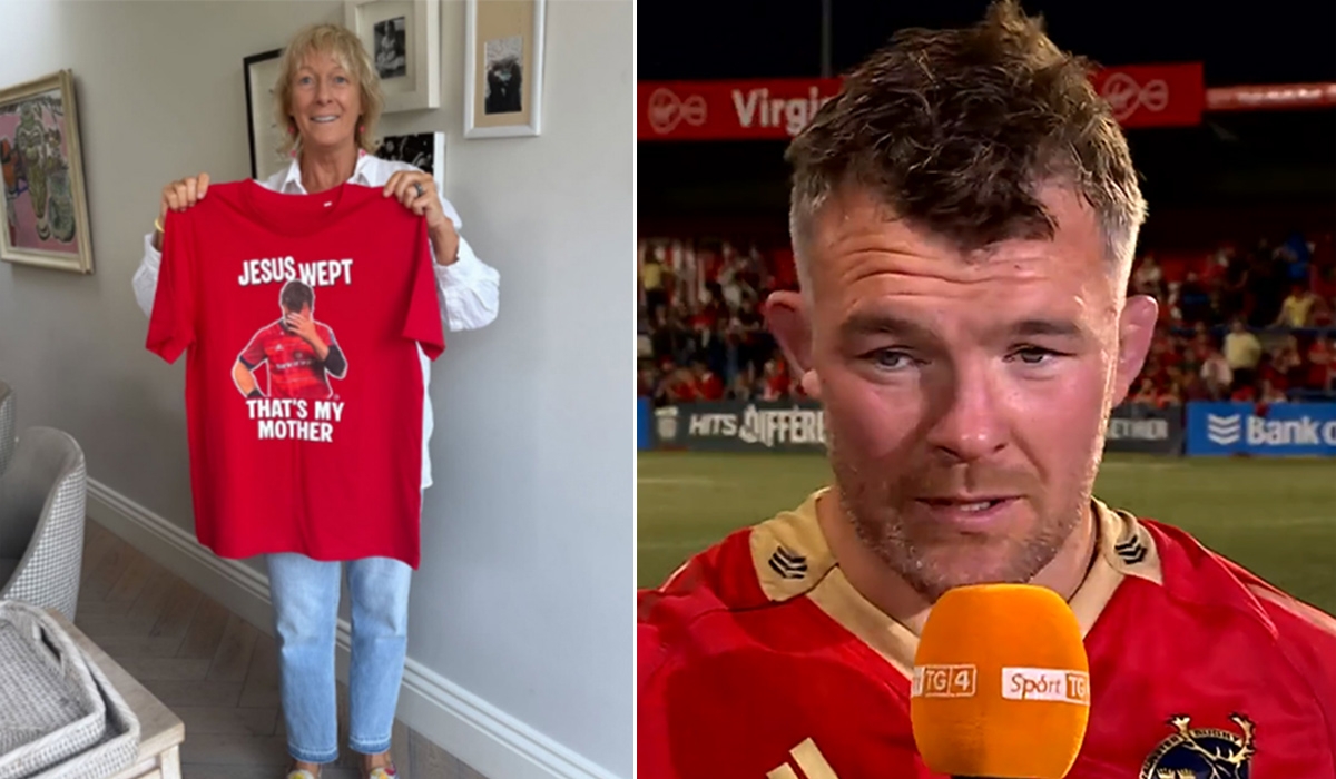Peter O'Mahony's mum reveals iconic T-shirt after viral moment