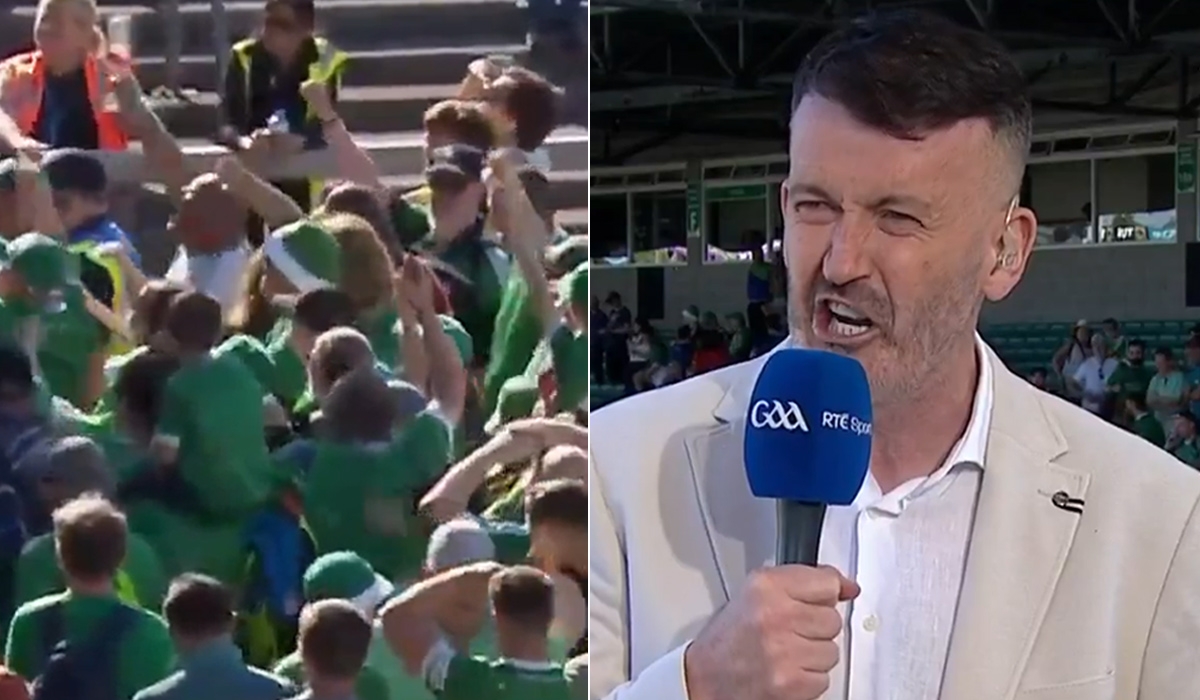 Donal Óg Cusack taunted by Limerick fans pitchside after watching Treaty hammer Cork