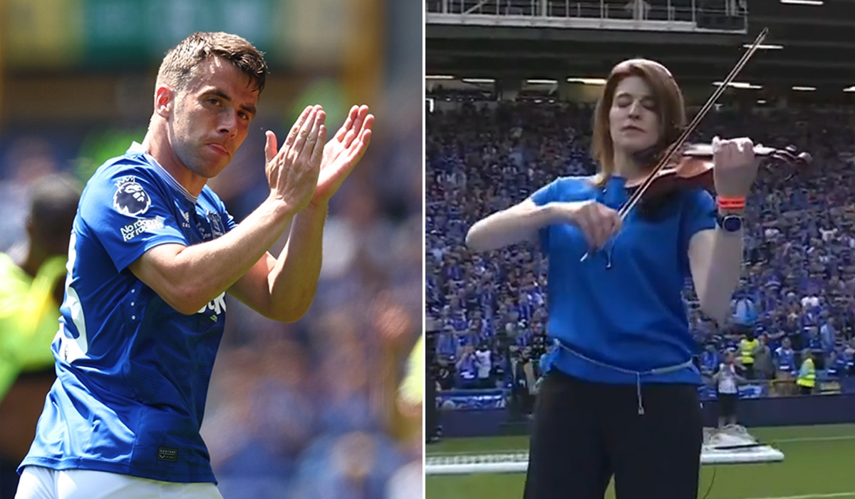 Watch: Goodison Park signs off in style with emotional violin rendition of 'Z Cars'