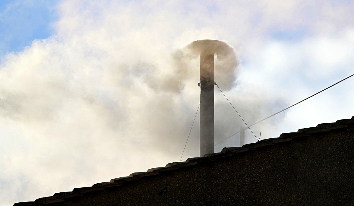 White smoke emerges from Sistine Chapel as new Pope elected