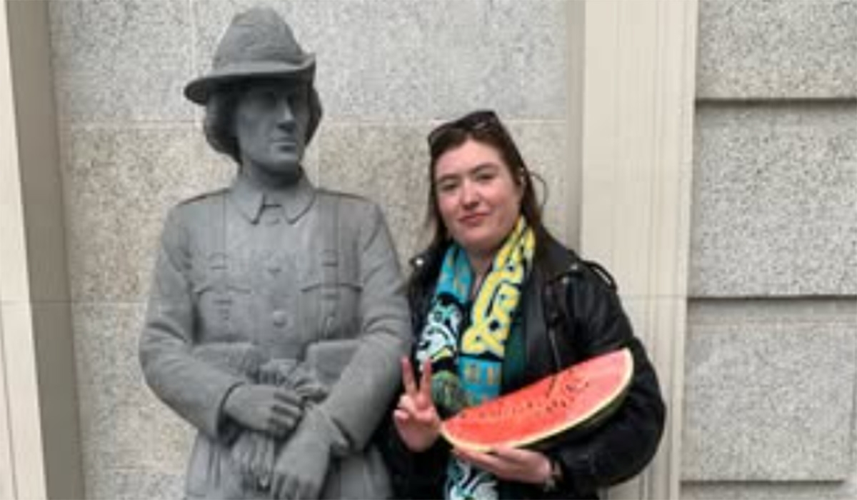 Irish musician stops hunger strike for Gaza on seventh day