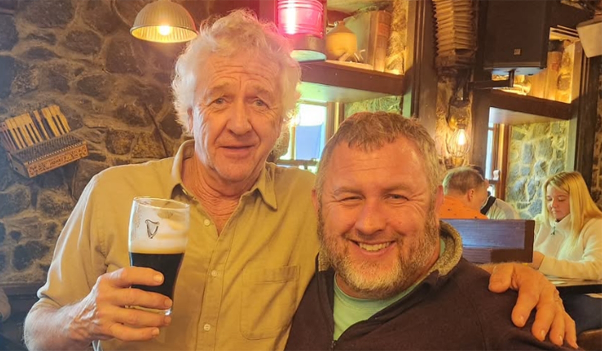 Home and Away star John Palmer actor enjoys pints of Guinness in Kilkenny