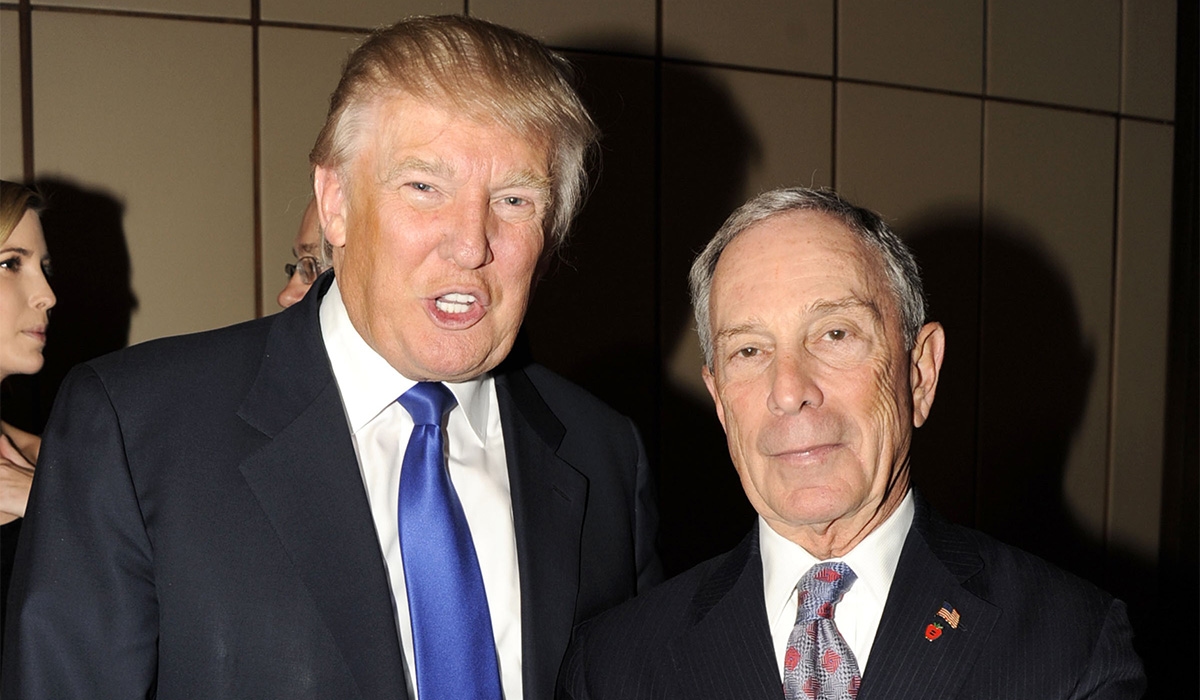 Billionaire Michael Bloomberg tells Dublin crowd of the two sides to Donald Trump