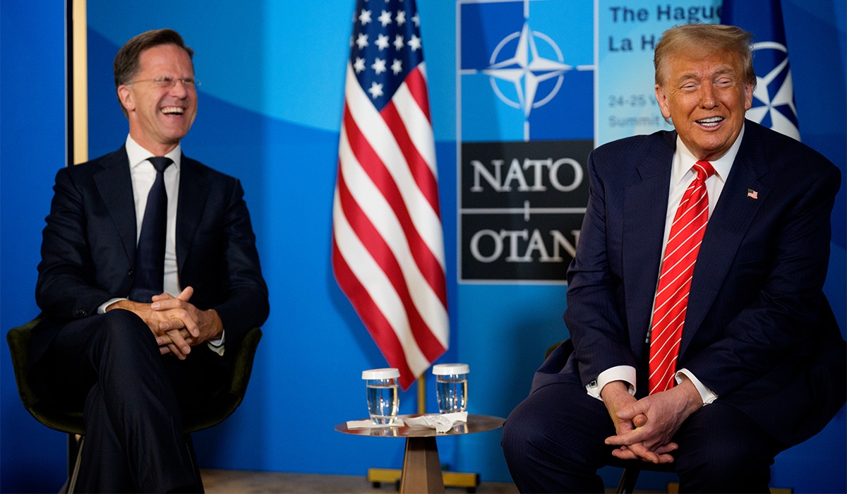 Watch: NATO chief calls Donald Trump 'daddy' in bizarre exchange