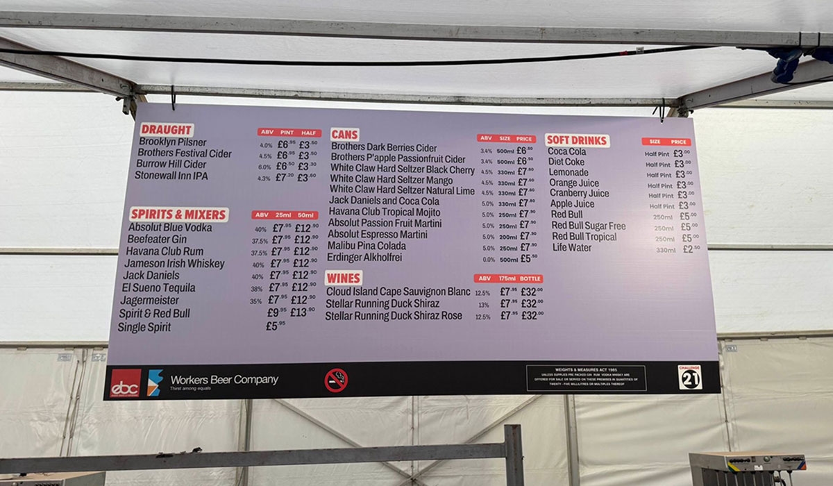 Glastonbury's real headliner? £8 lager and wine at 3x retail price cause outrage at Worthy Farm