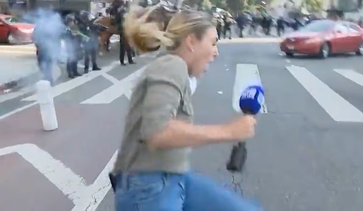 Australian news reporter shot at during Los Angeles protests