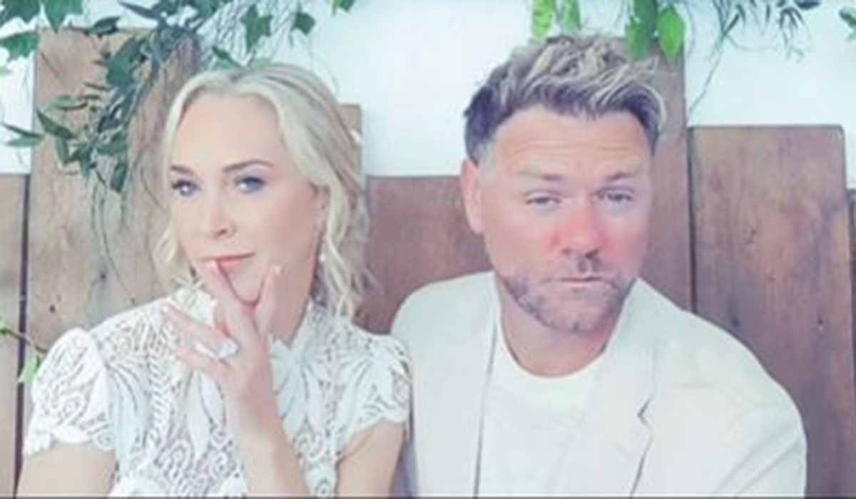 Brian McFadden shares first photos of beach wedding to Danielle Parkinson