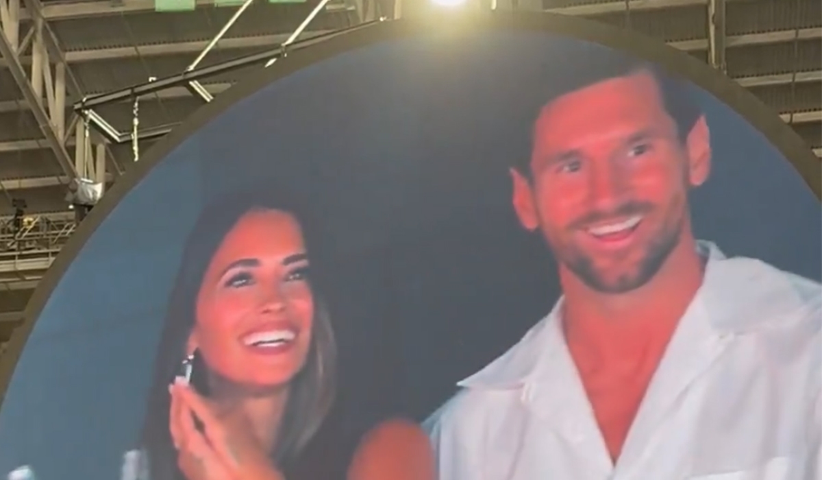 Lionel Messi and wife Antonella get caught on Coldplay kiss cam