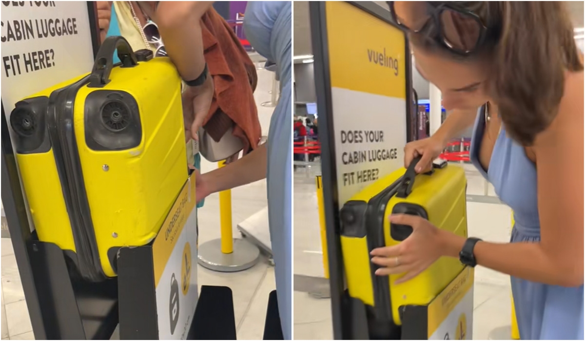 Watch: Passenger goes viral for successfully dodging oversized baggage fine