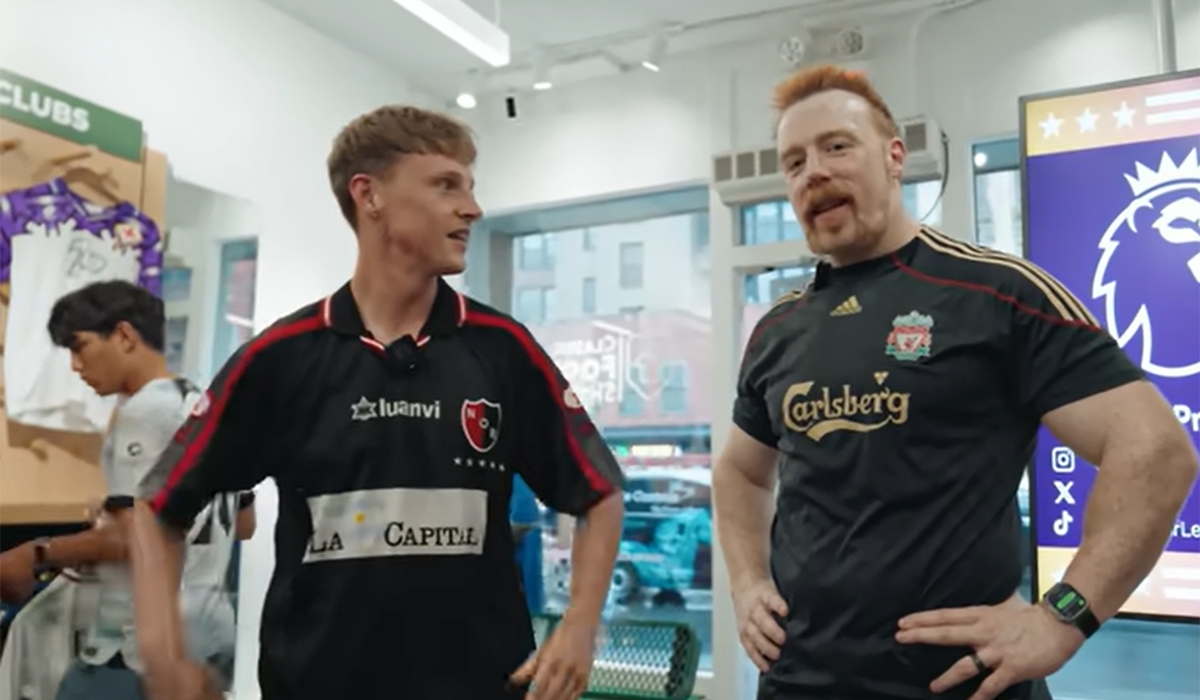 Fan pleasantly surprised with Sheamus' football knowledge on YouTube show