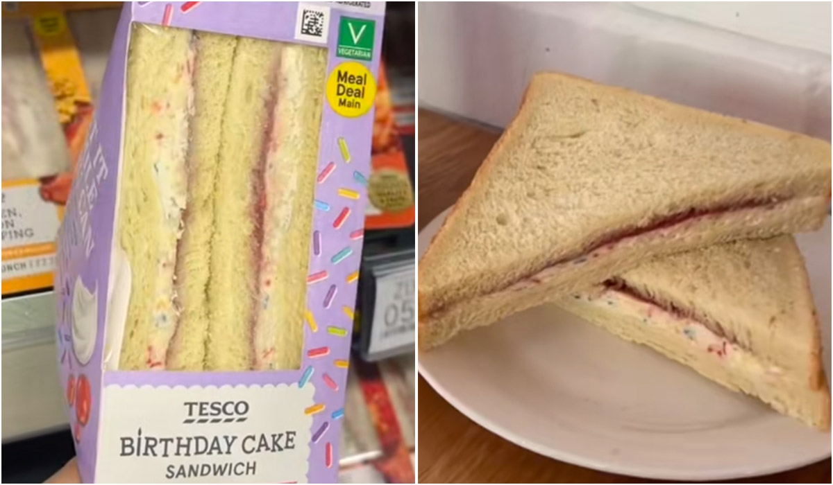 Tesco launch new Birthday Cake Sandwich... and people are reacting