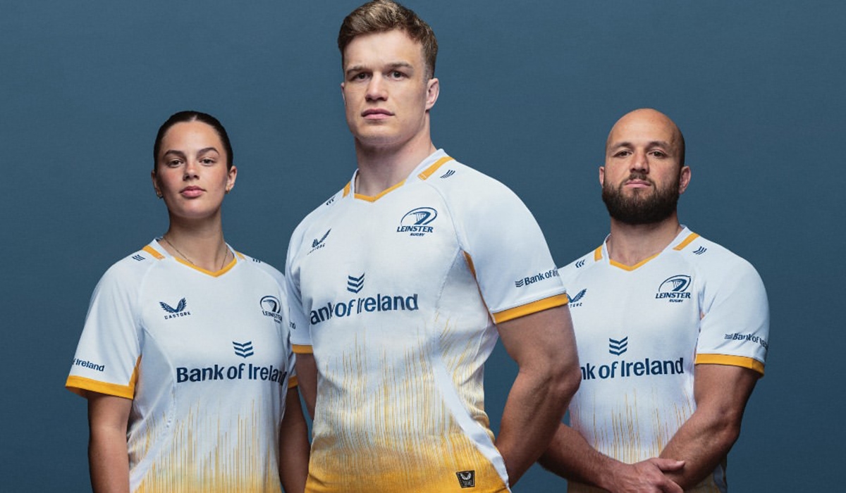 Fans have reacted aptly to Leinster's new 'piddle' away shirt