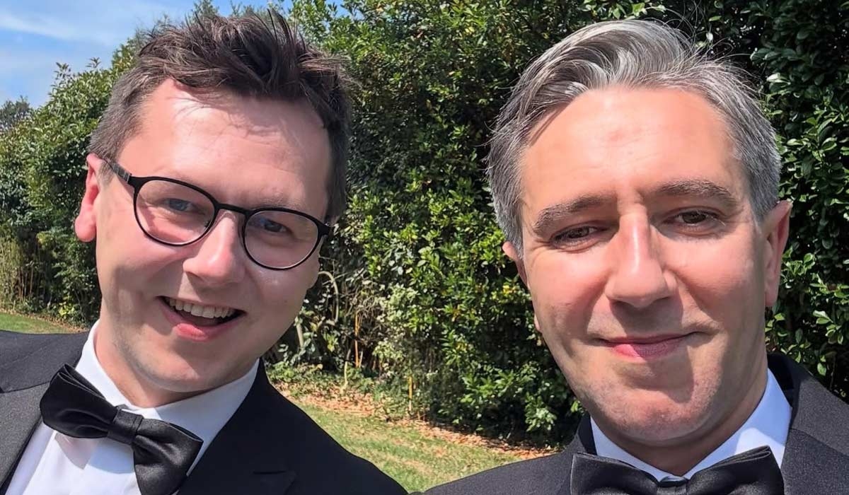 Simon Harris pays tribute to 'best brother' Adam on wedding day