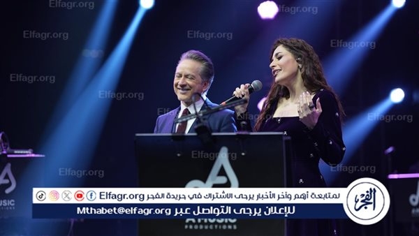 ديو غنائي مفاجئ لمروان خوري وعبير نعمة يشعل حفلهما بالكويت وسط تفاعل جماهيري كبير.. صور