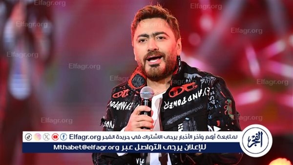 بالصور.. تامر حسني يتألق في عيد الحب بأكبر حضور طلابي لجامعتي حلوان وعين شمس