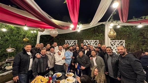 مدين يقيم حفل إفطار بحضور صناع الموسيقى وعلى رأسهم محسن جابر